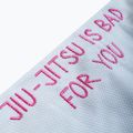 GI for Brazilian jiu-jitsu vyriška MANTO Balaclava balta MNG982_WHT/PIN 5