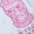 GI for Brazilian jiu-jitsu vyriška MANTO Balaclava balta MNG982_WHT/PIN 6