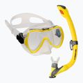 AQUA-SPEED vaikiškas nardymo rinkinys Enzo + Evo 2022 geltonas