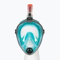 AQUA-SPEED Spectra 2.0 visą veidą dengianti kaukė nardymui pilka/turkio spalvos 2