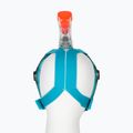 AQUA-SPEED Spectra 2.0 visą veidą dengianti kaukė nardymui pilka/turkio spalvos 3