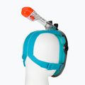 AQUA-SPEED Spectra 2.0 visą veidą dengianti kaukė nardymui pilka/turkio spalvos 4