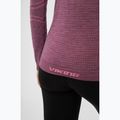 Moteriški termoaktyvūs marškinėliai Viking Lan Pro claret/light pink 6