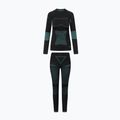 Moteriškas termoaktyvus komplektas Viking Ilsa black/turquoise