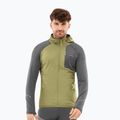 Vyriškas žygio džemperis Viking Birger Hoodie olive/dark grey
