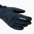 Vyriškos slidinėjimo pirštinės Viking Lars Ski navy/black leather 5