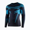 Vyriški termoaktyvūs marškinėliai ilgomis rankovėmis Brubeck Dry graphite/blue 3