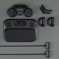 Daugiafunkcinė treniruočių platforma su lynais HMS DBP01 black 3