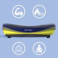 Vibracinė platforma HMS SVP11 dark blue/lime 4