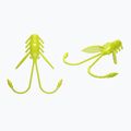 Libra Lures Pro Nymph Krill guminis masalas 15 vnt. karšta geltona PRONYMPHK18
