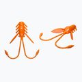 Libra Lures Pro Nymph Krill guminis masalas 15 vnt. karštai oranžinės spalvos PRONYMPHK18