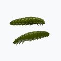 Libra Lures Larva Krill alyvuogių spalvos guminis masalas LARVAK35