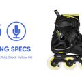 Powerslide vyriški riedučiai Imperial One 80 black/yellow 908376 16