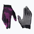 Vyriškos dviračių pirštinės Leatt MTB 1.0 GripR purple