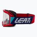 Leatt Velocity 4.5 v22 raudoni/skaidrūs dviratininkų akiniai 8022010510 4
