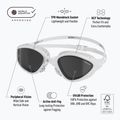Plaukimo akiniai BuddySwim Ozean white / smoke 2