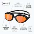 Plaukimo akiniai BuddySwim OzeanX Mirror black / orange 8