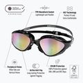 Plaukimo akiniai BuddySwim OzeanX Mirror black / iridium 4
