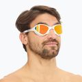 Plaukimo akiniai BuddySwim OzeanX Mirror white / orange 2