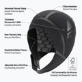 Neopreninė kepurė BuddySwim Ultra Warmth 3.5 mm black 3