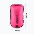 Apsauginis plūduras BuddySwim CSW Dry Bag 20 l pink 3