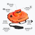 Apsauginis plūduras BuddySwim Hydrastation 10 l orange 2