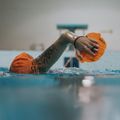 Plaukimo irklai BuddySwim Power Paddle orange 7