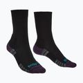 Moteriškos kojinės Bridgedale Lightweight Merino Performance Boot Original black/purple