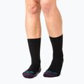 Moteriškos kojinės Bridgedale Lightweight Merino Performance Boot Original black/purple 5