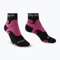 Moteriškos trekingo kojinės Bridgedale Hike Midweight Performance Ankle black/pink