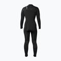 Moteriškas plaukimo kostiumas Xcel Comp 4/3 mm Full black/black palm/monstera print 2