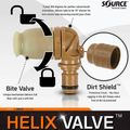 Kandiklis vandens buteliui Source Tactical Helix Valve coyote 2