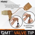 Kandiklis vandens buteliui Source Tactical Helix Valve coyote 3
