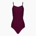 Moteriškas vientisas plaukimo kostiumas FINIS Skinback Solid cabernet