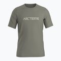 Vyriški marškinėliai Arcteryx Ionia Merino Wool Arc'Word Logo forage 6