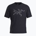Vyriški marškinėliai Arc'teryx Cormac Logo SS black heather