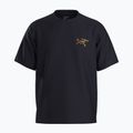 Vyriški marškinėliai Arcteryx Kragg Cotton Logo 24k black