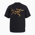 Vyriški marškinėliai Arcteryx Kragg Cotton Logo 24k black 2