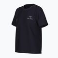 Moteriški marškinėliai Arcteryx Kragg Sl Cotton Emblem Crew black 3