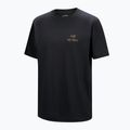 Vyriški marškinėliai Arcteryx Kragg Sl Cotton Bird Word 24k black 5