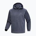 Vyriškas trekingo flisinis džemperis Arc'teryx Emblem Fleece Full-Zip Hoody dark stratus 6