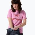 Moteriški marškinėliai Arcteryx Kragg SL Cotton Heatmap Crew pineberry 4