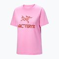 Moteriški marškinėliai Arcteryx Kragg SL Cotton Heatmap Crew pineberry 5