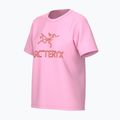 Moteriški marškinėliai Arcteryx Kragg SL Cotton Heatmap Crew pineberry 3