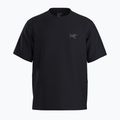 Vyriški marškinėliai Arcteryx Kragg Cotton Emblem Crew SS black 7