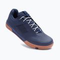 Vyriški platforminiai dviračių batai Crankbrothers Stamp Lace navy blue and brown CR-STL04281A105