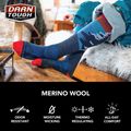 Vyriškos kojinės Darn Tough Solstice OTC Lightweight charcoal 3