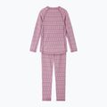 Vaikiškas termoaktyvių apatinių komplektas Reima Taival grey pink 2