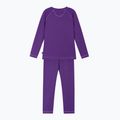 Vaikiškas termoaktyvių apatinių komplektas Reima Lampo plum purple 2