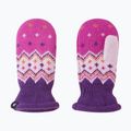 Vaikiškos žieminės pirštinės Reima Lapanen plum purple